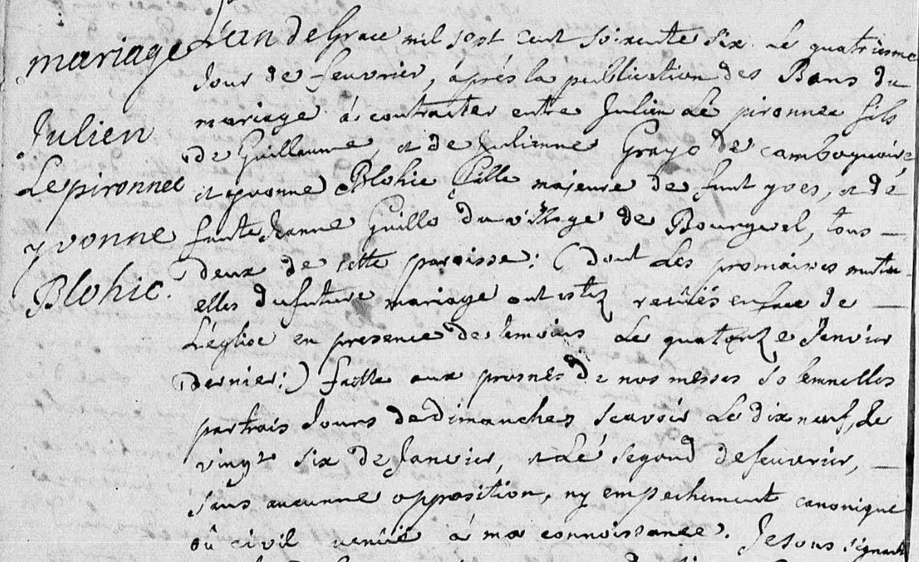 Mariage Le Pironnec Julien - Flohic Yvonne 04_02_1766 -1.jpg